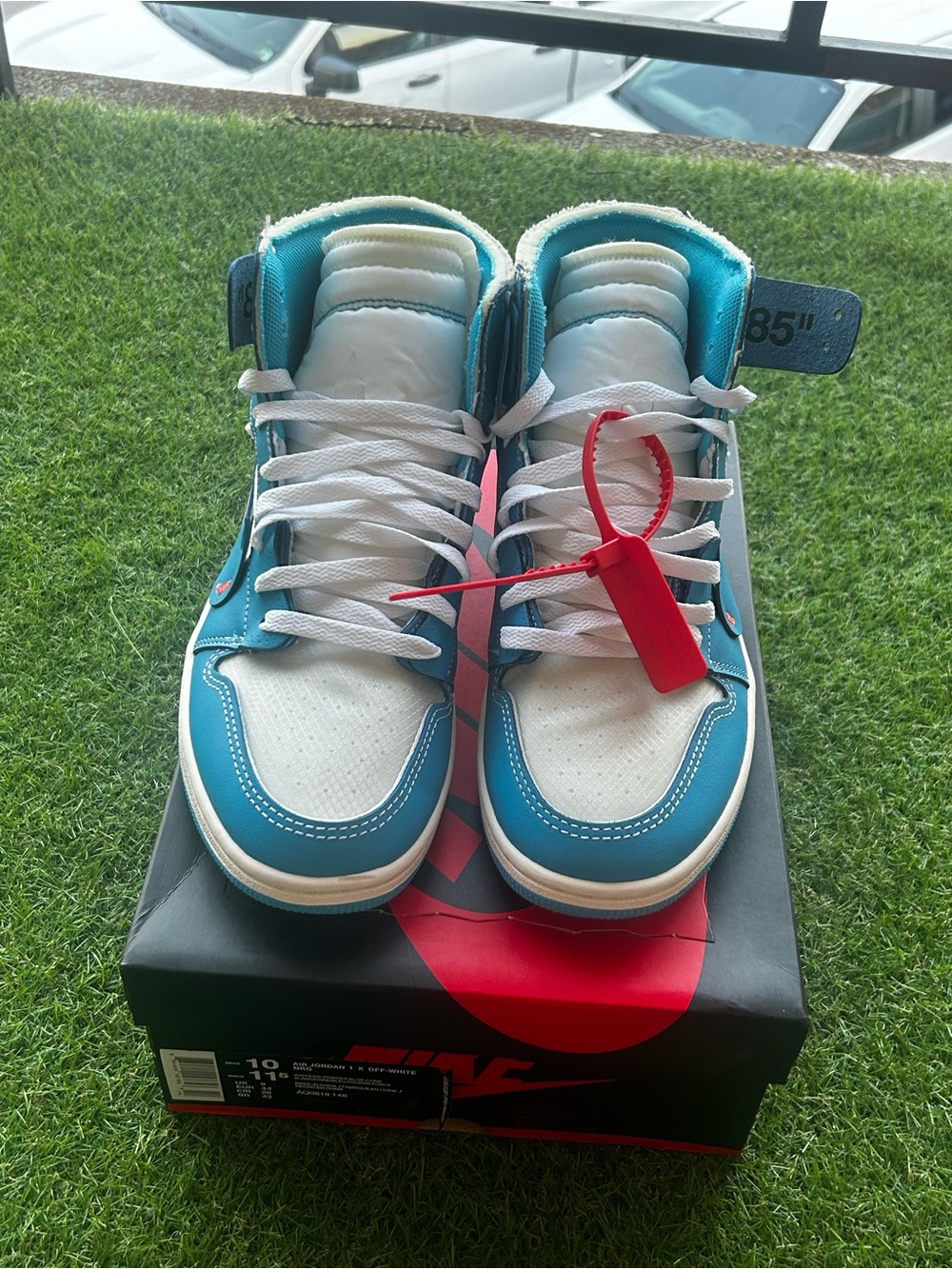 Jordan 1 Off White UNC Size 10.5